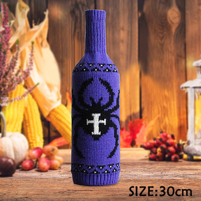 Spooky Wine bottle cover
